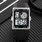 Classic SKMEI Analog Digital Square Watch Outdoor Waterproof Rubber Band Watch