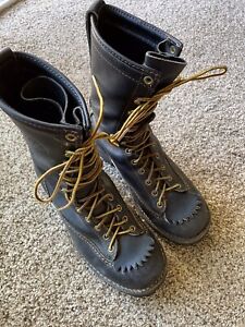 Wesco Lineman  Boots  Size 6 1/2 D Black 10”
