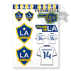 LA Galaxy MLS Soccer Football A4 Printed Vinyl Decal Sticker High Quality Kit