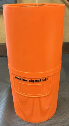 Olin Marine Signal Kit Canister With Instructions - No Flares
