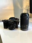 Sony A6000 24.3MP Mirrorless Camera w/ 16-50mm, 55-210mm Lens w/ Case