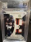 2021 NATIONAL TREASURES JUSTIN FIELDS RC DUAL PATCH 08/10!! BGS 8.5