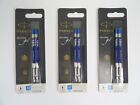 6 - Genuine PARKER QUINK GEL Ballpoint Pen Refills - BLUE .7mm - 3 Sealed Packs