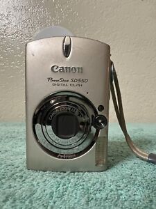 Canon Powershot ELPH SD550 7.1MP Digital Camera(FOR PARTS OR NOT WORKING)