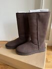 UGG Classic Tall II Boots for Women, Size 10 Chocolate