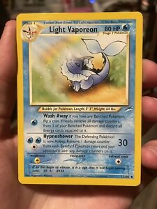Light Vaporeon 52/105 Uncommon - Pokemon Neo Destiny Unlimited - LP