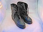 WOMAN'S WINTER BOOTS BY TOTES - SIZE 7M - BLACK W FAUX FUR TRIM & LINING