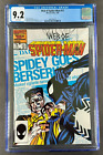 WEB OF SPIDER-MAN #13 CGC 9.2 WP NM 🕷 Marvel 1986 Fun Symbiote Cover