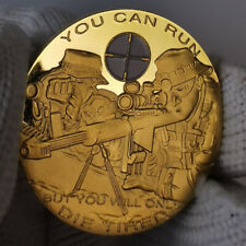 U.S.A Coin Army Assault Sniper Commemorative Gift Challenge Coins Gold Plated