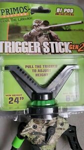 Primos Hunting Trigger Stick Gen 2 Bipod Shooting Stick - Camo - 24-61 inch NEW