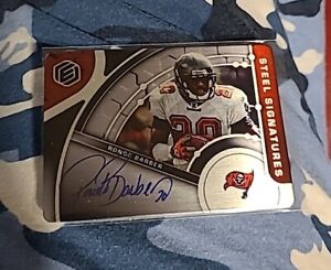 2022 Elements Ronde Barber on metal card autograph auto 32/50 BUCCANEERS