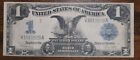 1899 $1 Large Black Eagle Silver Certificate One Dollar VF Details