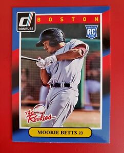 2014 Mookie Betts Donruss The Rookies #50 NM-MT Condition Excellent Centering