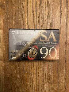NEW TDK SA 90 High Bias Type II Cassette Tape *SEALED*