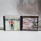 Lot of 2 Johnny Mathis Christmas CDs | Merry Christmas & Listen! Its Christmas