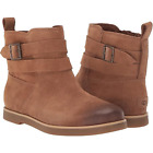 Ugg Josefene Boots Women's Size 8 Suede Leather Buckle Strap Brown
