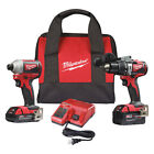 Milwaukee Tool 2893-22Cx M18 Brushless 2-Tool Combo Kit, Hammer Drill/Impact