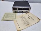 Vintage Channel Master Car 8 Track Stereo Tape Player Model 6292 & Manual TESTED