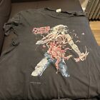 OFFICIAL Cannibal Corpse Eaten Back to Life Large T-Shirt Blue Grape 1992 Rare