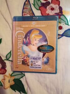 DISNEY'S Cinderella Diamond Edition-Blu Ray/DVD/DIGITAL ---BRAND NEW