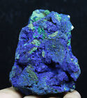 Natural Rare Glittering Azurite Malachite Geode Mineral Specimen/From Laos