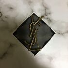 Yves Saint Laurent Novelty Brooch Pin Antique Gold 7cm