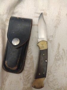 Vintage Buck Knife 112 Ranger & Leather Sheath