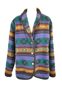 Vintage Woolrich Wool Blend  Southwest Pattern Jacket Wmn's Sz Medium (579)