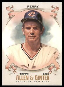 2021 Topps Allen & Ginter Base SP #328 Gaylord Perry - Cleveland Indians