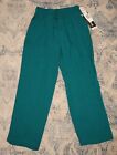 Vintage 90s SAG HARBOR womens green pull on pants size M (NWT)