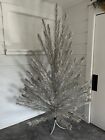 Silver Glo  Aluminum Stainless Metal Christmas Tree Vintage 7 ‘Sixty’s