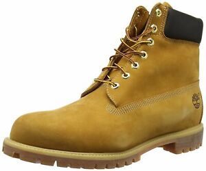Timberland TB010061 6'' Premium Men's Boots Wheat Nubuck 9.5 - Yellow