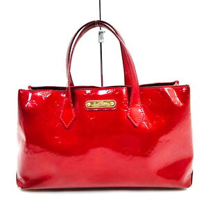 Louis Vuitton LV Hand Bag WilshirePM Reds Vernis 1374502