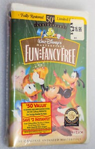 New ListingFUN AND FANCY FREE New VHS Mickey & the Beanstalk Bongo The Circus Bear Disney's