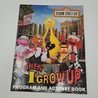 Vintage 1998 Sesame Street Live When I Grow Up Program & Activity Book Souvenir