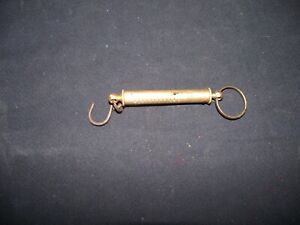 Vintage Brass Salter Fish Scale 0-10lbs
