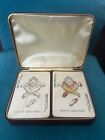 New ListingVintage Playing Cards Double Deck, Maroon Case made in Hong Kong, 2Pack Sealed