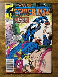 WEB OF SPIDER-MAN 34 NEWSSTAND SAL BUSCEMA COVER MARVEL COMICS 1988