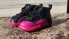 Toddler Air Jordan 12 Retro Athletic Shoes ‘Deadly Pink' 819666 026 - Size 8C
