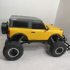 New Bright Ford Bronco 1:8 scale Yellow RC (CAR ONLY) PARTS OR REPAIR Untested