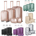 5Pcs Luggage Set Travel Suitcase w/Spinner Wheels Hardshell Lightweight TSA Lock