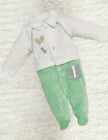 Baby Clothes Boy & Girl One-Piece long-sleeve footed infant clothes (Green)