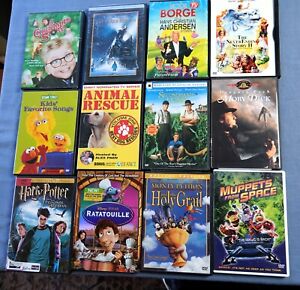 LOT 12 DVD'S: CHILDREN, FAMILY, HARRY POTTER, RATATOUILLE, MUPPETS IN SPACE + VG
