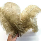Ostrich Blondine Feathers - Floss Plumes - Vintage Gold - 4 Count - 9-12