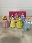 Disney Princess Lot 4 Cake Toppers Snow White Bell Aurora Cinderella & Tin