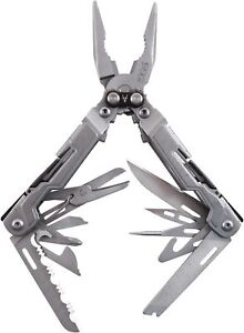 SOG PowerPint EDC Tool Compact Lightweight W/ 18 Multitools In One - Silver