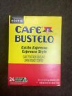 Cafe Bustelo, Espresso Style Dark Roast Coffee, Keurig K-Cup Pods 24 Ct.