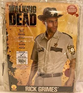 The Walking Dead Rick Grimes Costume Adult Size Medium New