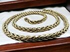 10K Solid Gold Heavy Franco Chain Necklace 24