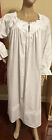 Eileen west nightgown XLarge Long Sleeves White Cotton Lawn